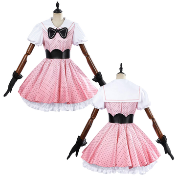 Oshi no Ko Season 2 Cosplay Costume Hoshino Rubii Women Pink Dress For Adult  Female Halloween Carnival Suit